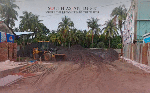 Coal Dumping in Jashore’s Abhaynagar Threatens Health of Students