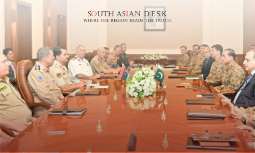 Libyan Army Chief Meets Chief Marshal Munir