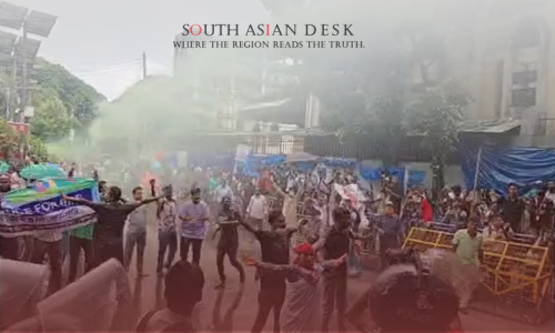 Cops Deploy Water Cannons, Tear Gas to Disperse Ex BDR Protesters at Kakrail