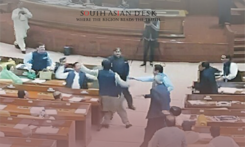 Punjab Assembly Erupts in Chaos as Lawmakers Clash Physically