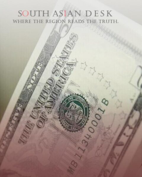 A close-up image of a U.S. dollar bill, showcasing green currency with detailed designs and text.