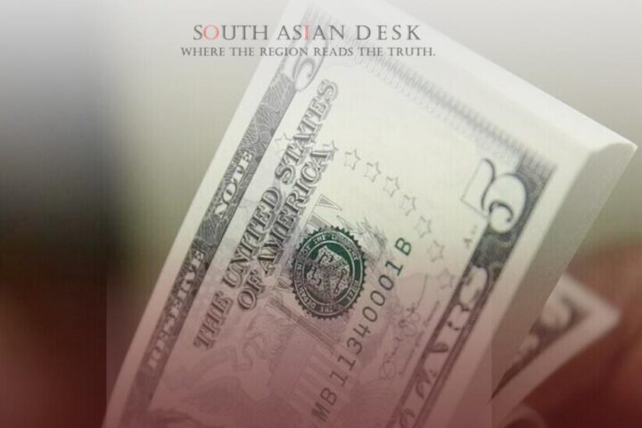 A close-up image of a U.S. dollar bill, showcasing green currency with detailed designs and text.