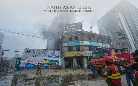 After the blast in Karachi visuals