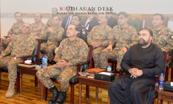 COAS Field Marshal Syed Asim Munir during his visit to Turbat, Balochistan, on August 23, 2025. • Credit: Inter-Services Public Relations (ISPR)