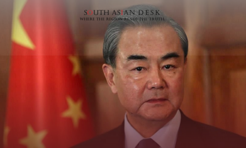 A Chinese man standing in China, Pakistan, and Afghanistan Security cooperation