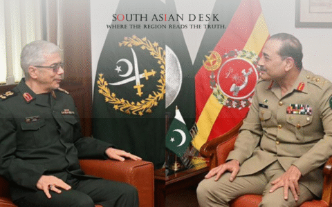 Picture symbolising joint efforts to combat cross-border terrorism.