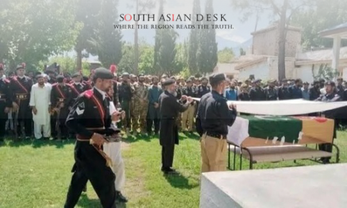 GB Scouts Funeral after Diamer Attack