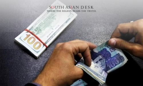 Currency exchange counter in Pakistan, highlighting the illegal forex market’s impact on exchange rate stability in 2025.