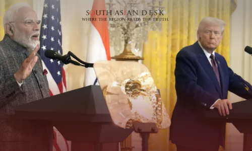 US-India trade talks during a conference