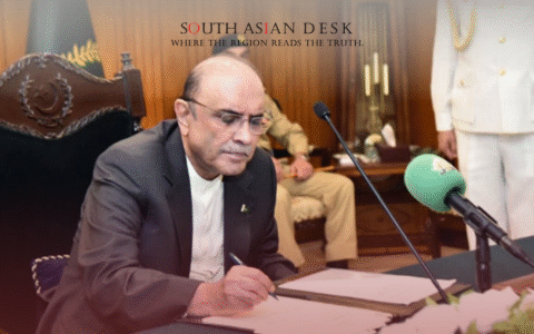 President Zardari signs the Anti-Terrorism Amendment Bill, 2025, into law at the President’s House in Islamabad.