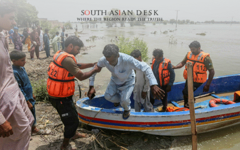 Rescue Operation Along the Sutlej River