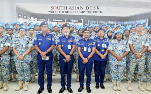 180 Bangladeshi police peacekeepers depart for UN mission in DR Congo.