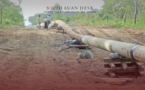 Chattogram-Dhaka Pipeline can be seen in the picture