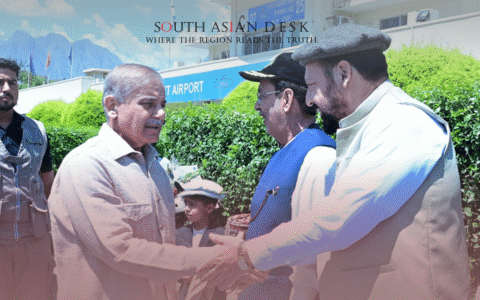 PM Shehbaz visits GB and shaking hand with locals