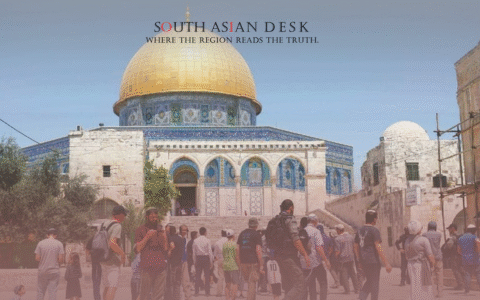 Al-Aqsa mosque after Israeli Raid