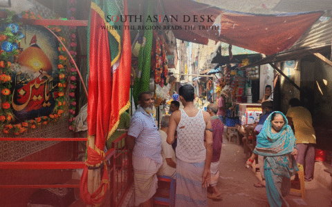 Geneva Camp Raid: People standing on the spot