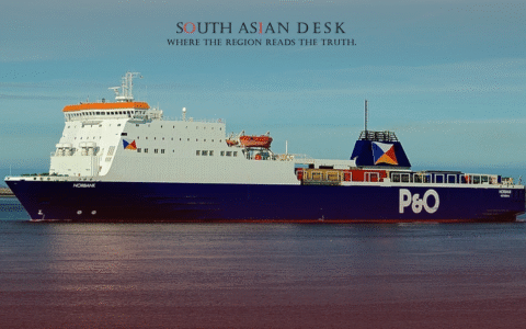 Pakistan Gulf Ferry Service seen in the picture