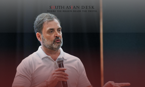 Rahul Gandhi is putting up Vote Theft Allegations during a public talk