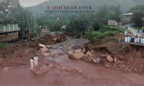 Khyber Pakhtunkhwa Floods shown in the picture