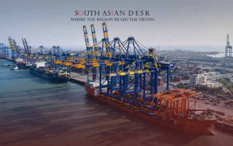 An Aerial view of Adani Ports
