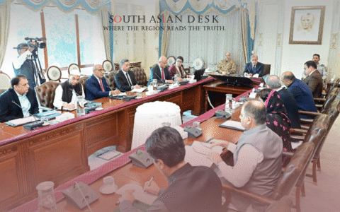 PM shehbaz cabinet sitting in a room discussing IT roadmap and exports