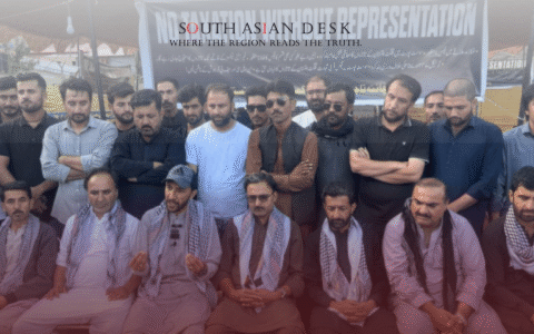 A Picture from Gilgit Baltistan Traders Protest