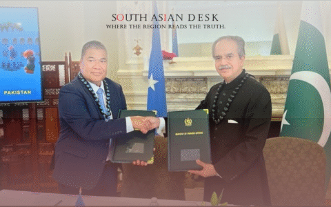 A ceremony regarding Pakistan diplomatic ties