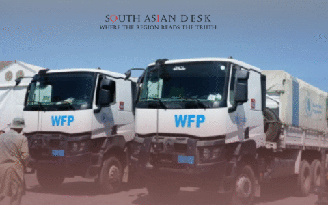 Two World Food Trucks shown in the picture to combat Hunger Crisis