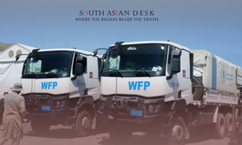 Two World Food Trucks shown in the picture to combat Hunger Crisis