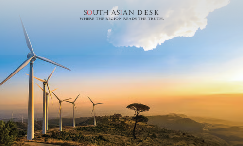 Wind turbines in Gujarat, India, contribute to the nation’s growing wind capacity in August 2025.