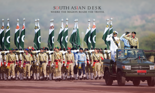 60th Defence Day celebration in the picture
