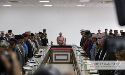 New Chosen Interim Leaders can be Seen in the Picture after Nepal Government Toppled
