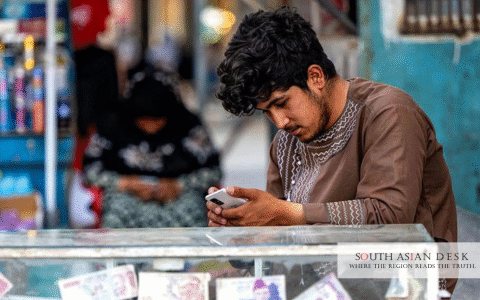 People after Afghanistan Internet Shutdown