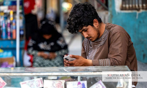 People after Afghanistan Internet Shutdown