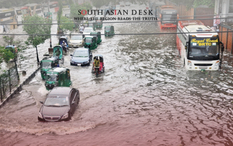 Dhaka Monsoon can be seen in the picture