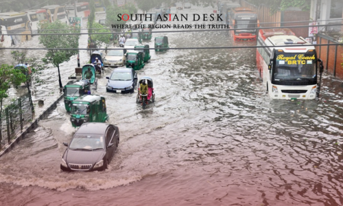 Dhaka Monsoon can be seen in the picture