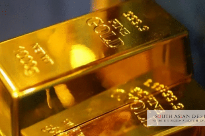 Gold price record Bangladesh depicted by gold bar