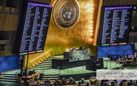 A picture take after India's UNGA vote 2025