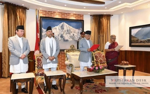 The New Interim PM can be seen in the picture