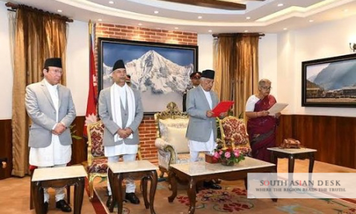 The New Interim PM can be seen in the picture