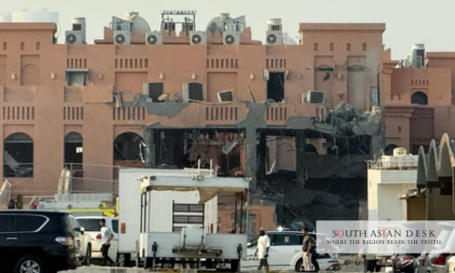 The sight of israel attack hamas leadership