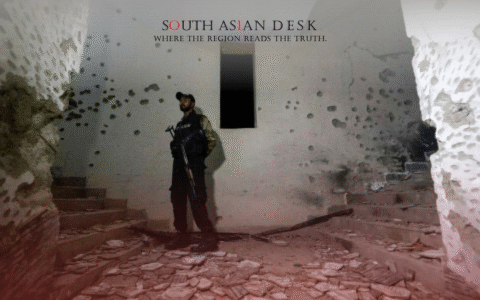 A security person after conducting Lakki Marwat Operation