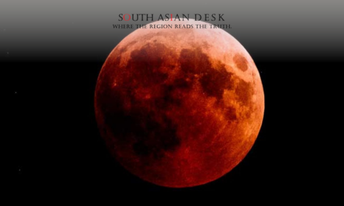 Lunar Eclipse Seen in the Picture