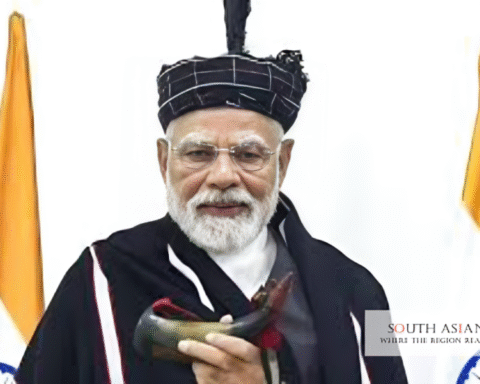 Modi during a speech announcing Infrastructure Projects India 2025