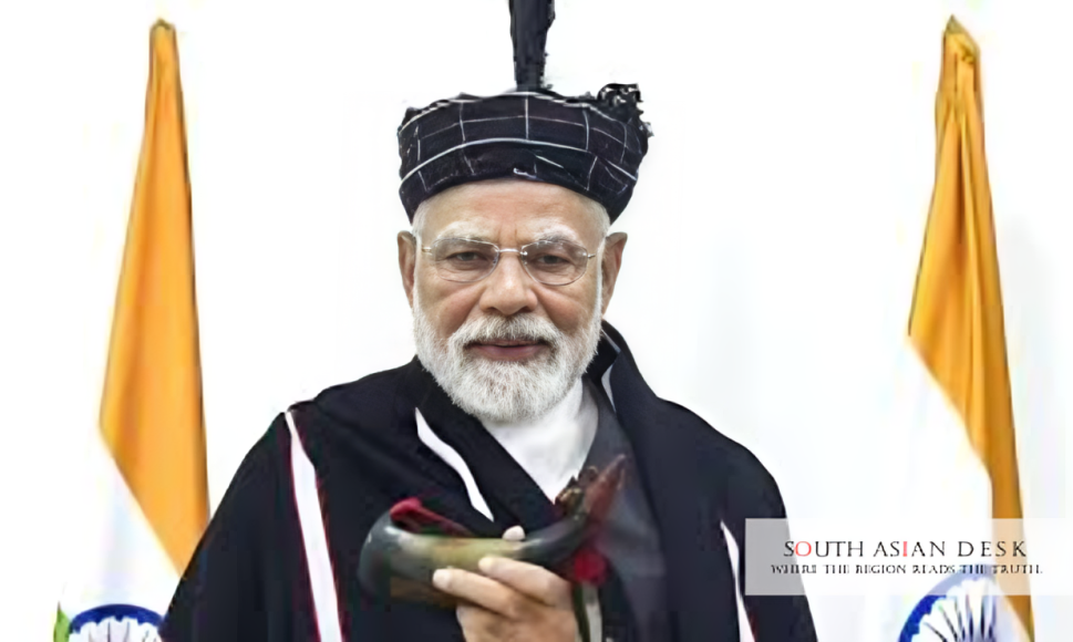 Modi during a speech announcing Infrastructure Projects India 2025