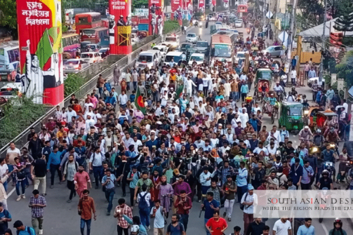 NCP Criticizes other political parties and warned for a protest