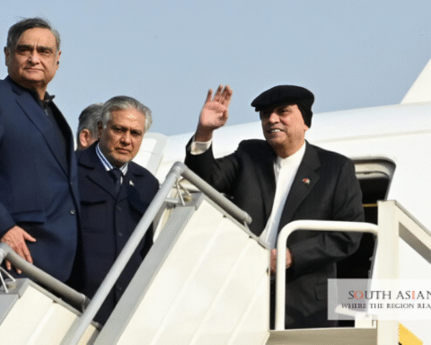 President Zardari China Visit began as Zardari Landing in China