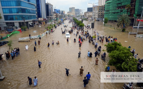 Karachi's devastation in Pakistan floods 2025