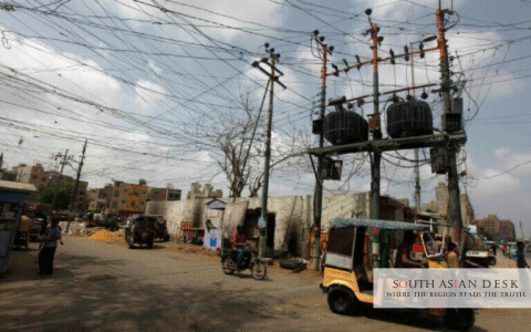 Power Outages in Karachi can be seen in the picture