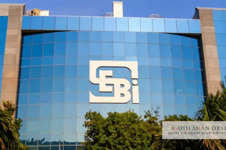 A picture of SEBI office taken during RBI Foreign Investment announcement